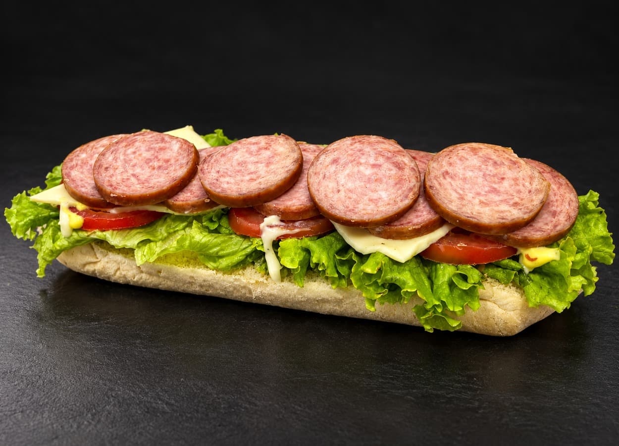 Sándwich de Salchichón La Fazenda